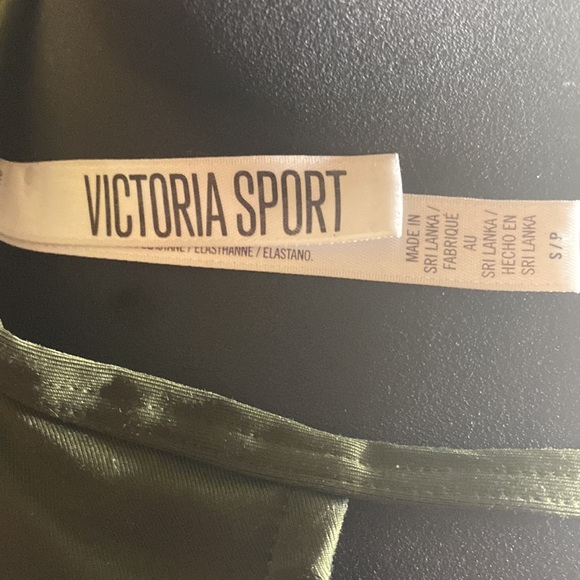 Victoria’s Secret Strappy Sports Bra Olive | Army Green Size Small - Picture 4 of 6